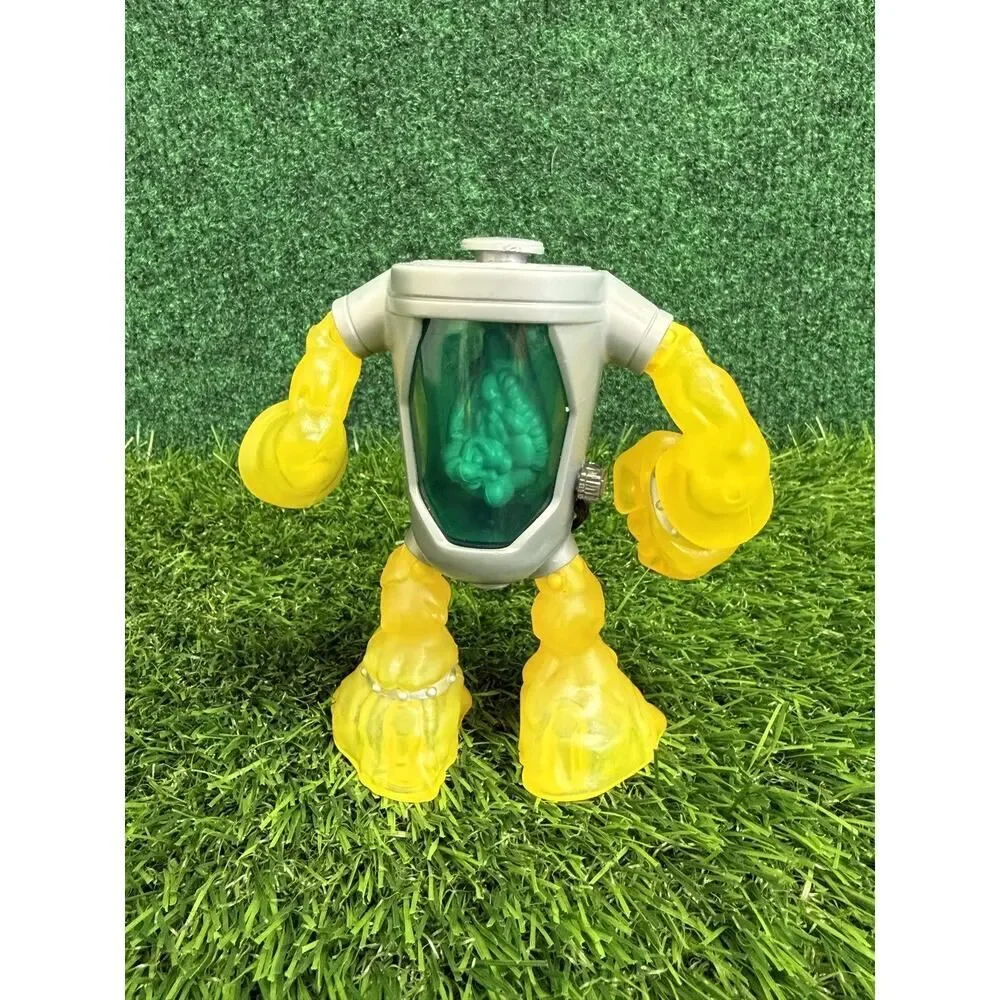 2013 TMNT Mutagen Man Action Figure Gooey Yellow Limbs Clear Chest Green